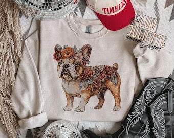 Faux Rhinestone French Bulldog PNG: Dog Mom Shirt Design (Digital Download