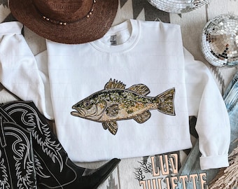 Pesca al black bass con strass PNG: sublimazione di paillettes (download digitale)