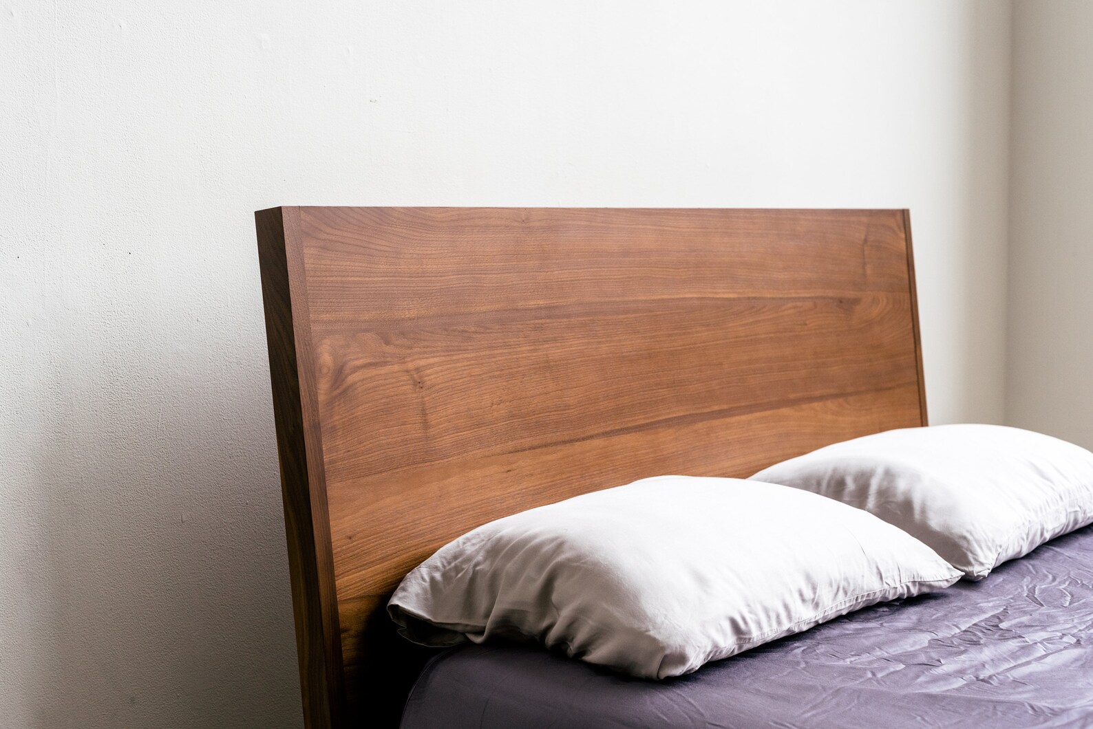 Queen Size Bed Mid Century Modern Joey Walnut Storage Etsy Canada