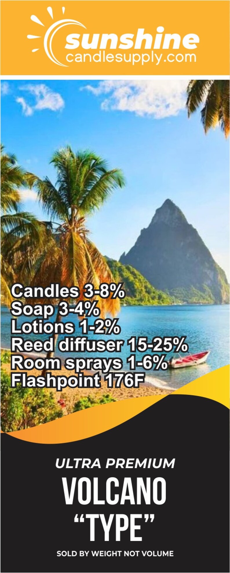 Volcano type Ultra Premium Fragrance Oil for Candles and Etsy