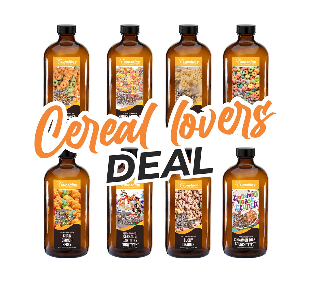 Cereal Fragrance Deal. 10 Bottles of Our Popular Cereal Etsy