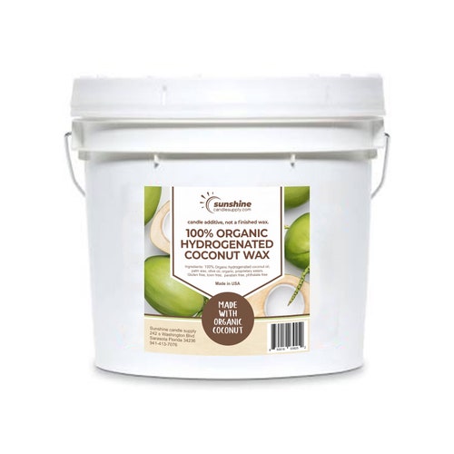 100% Organic pure coconut wax,- nothing added, hydrogenated coconut wax, advanced coconut wax, high tech coconut wax, vegan coconut wax