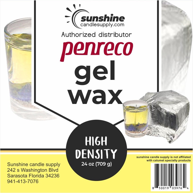 5 lbs Penreco Medium Density Gel Candle Wax Clear ***USA Seller*** 