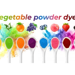 Vegetable dye powder, natural food dye, vegetable dye for candles, soap and body products. Food safe