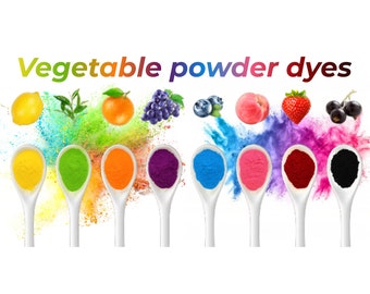 Vegetable dye powder, natural food dye, vegetable dye for candles, soap and body products. Food safe