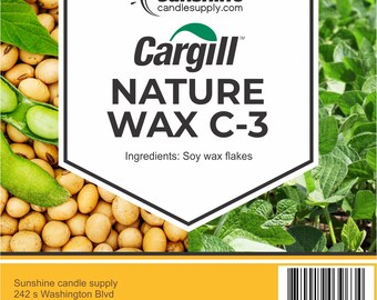 Candle Making Supplies  CARGILL C3 NATUREWAX 100% Soy Wax