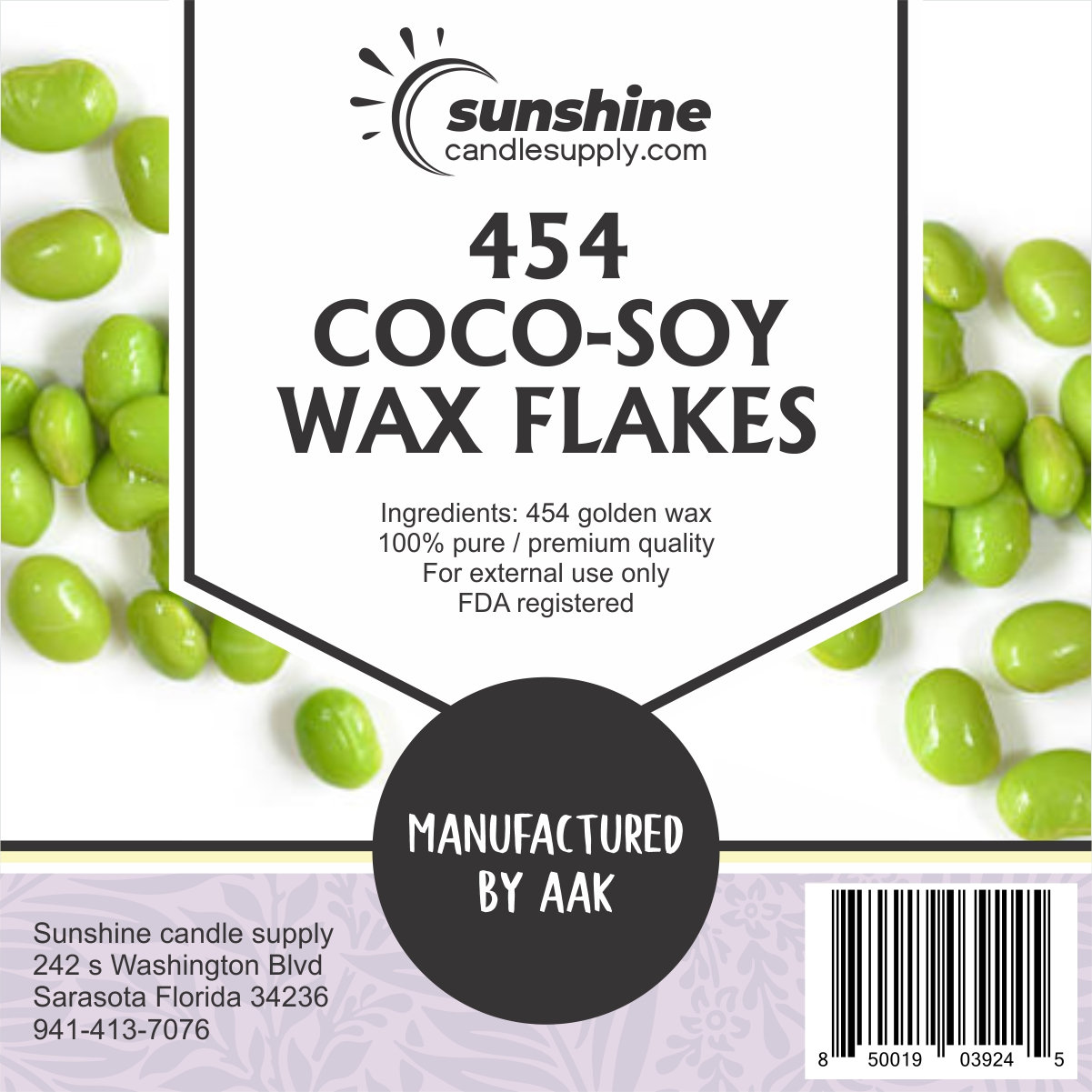 Golden Brands 454 Coconut Soy Wax | Wholesale Coconut Soy Candle Wax 10 lb  Bag