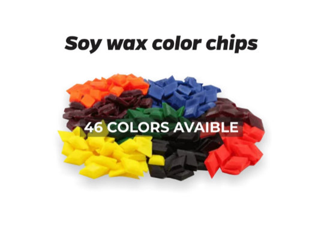 Large Bag Color Dye Chips, 650 Color Dye Chips for Candle Making