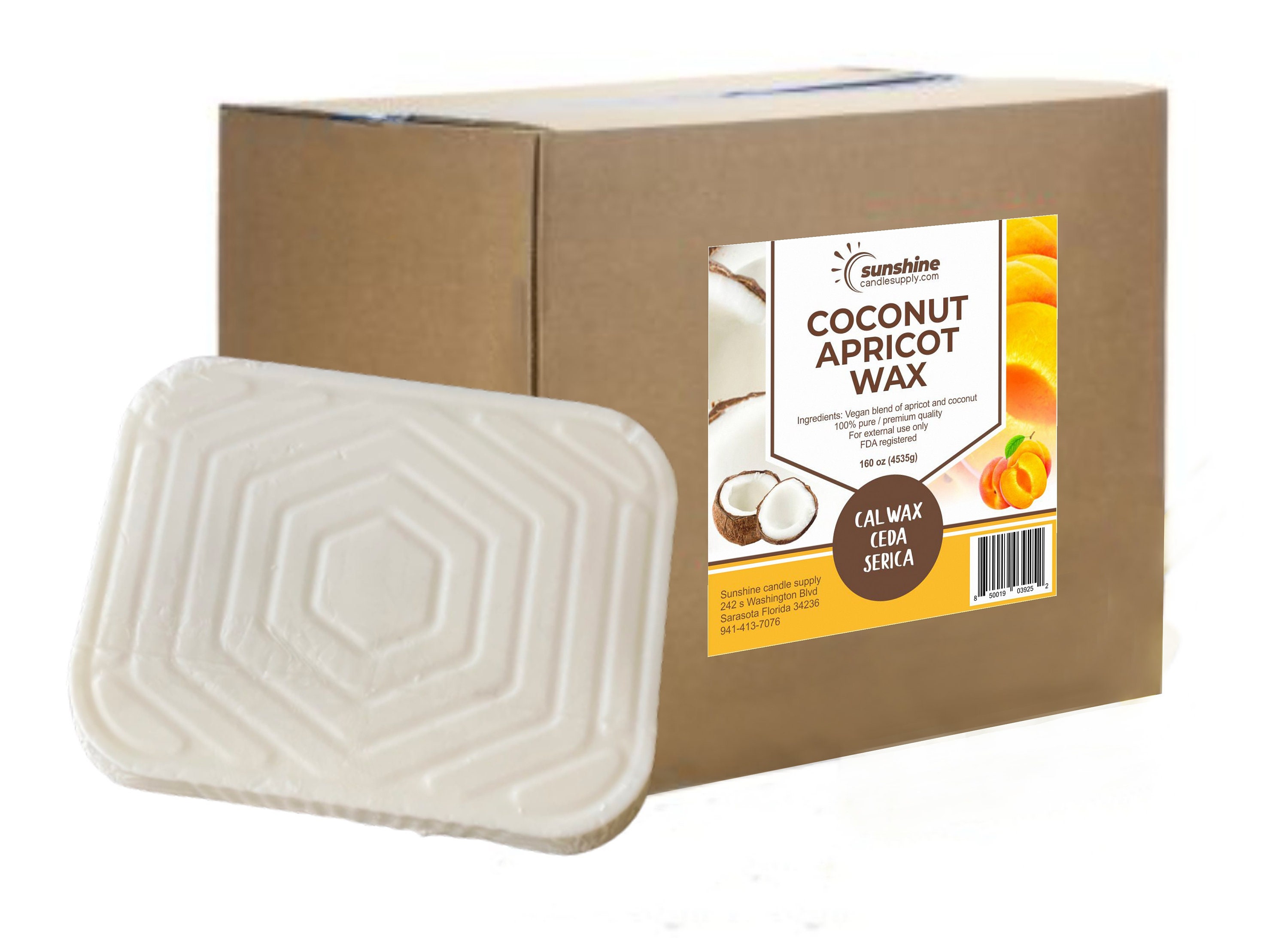 Coconut Apricot Candle Wax - Candlewic: Candle Making Supplies Since 1972