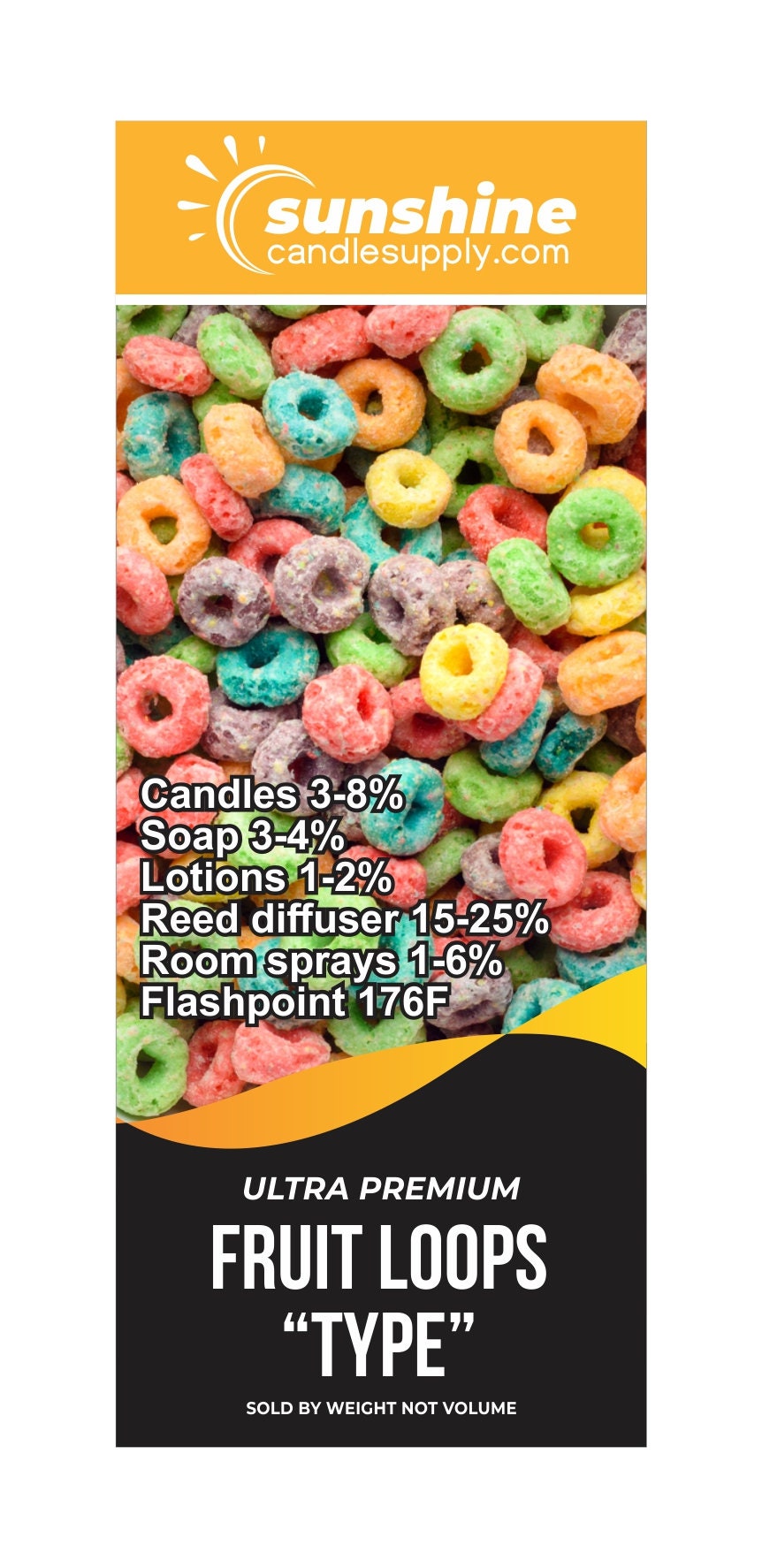 Fruit Loops Fragrance Oil 16 oz Bottle Premium Grade for Candle and Soap  Making by Midway Mercantile