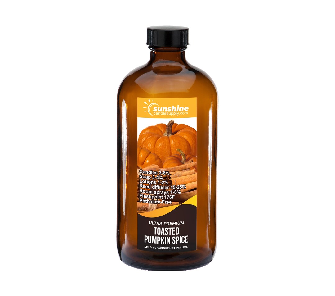 Toasted Pumpkin Spice Ultra Premium Fragrance Oil for Candles Soap and
