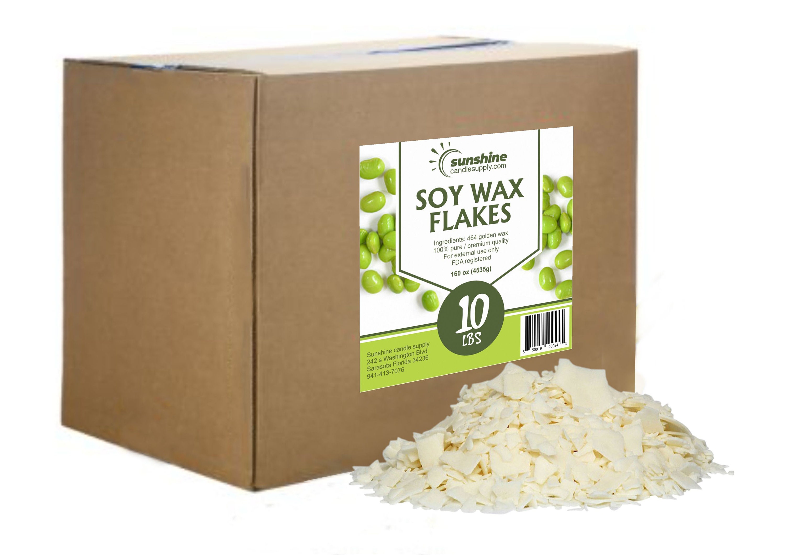 Candle Wax, Golden Brand 415 Natural Soy Wax