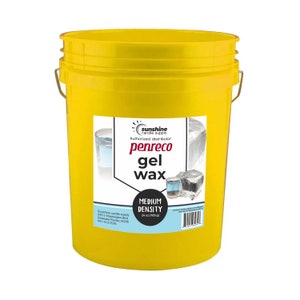 Penreco Gel Wax, Approx 2 Pound Block Gel Wax for Candle Making, Jelly Wax  for Candles, Clear Wax by Authorized Distributor 