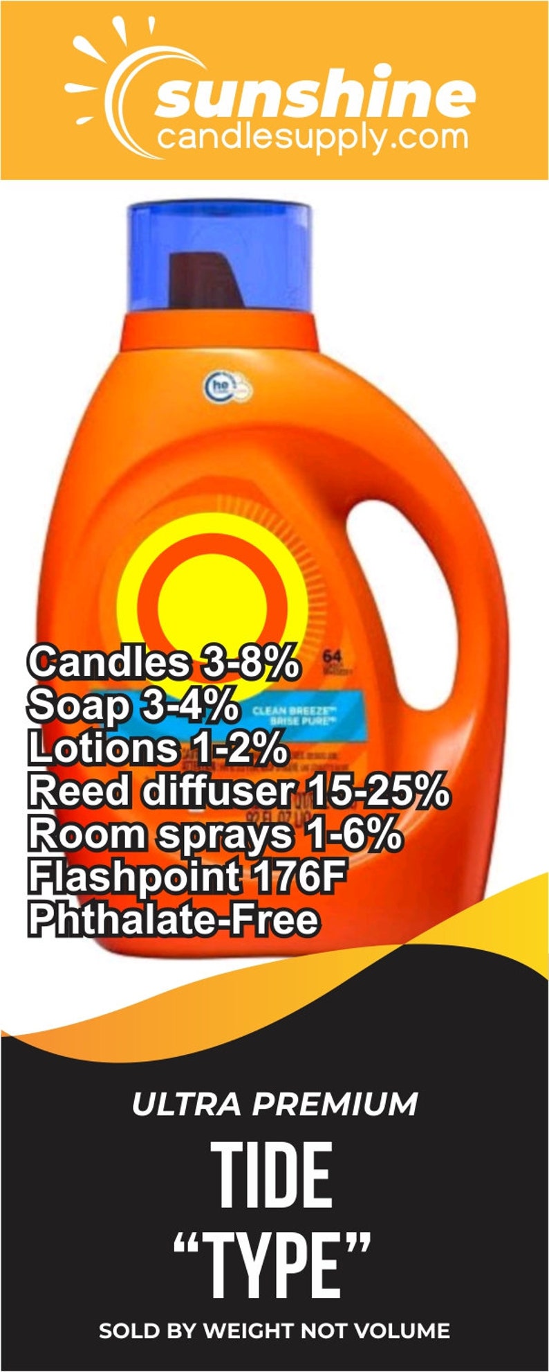 Tide type Ultra Premium Fragrance Oil for Candles Etsy