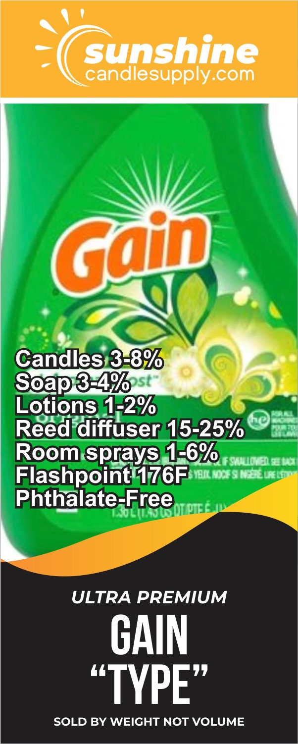 Gain type Ultra Premium Fragrance Oil. Gain Type Fragrance Etsy