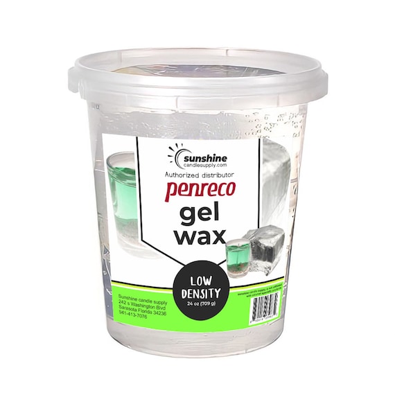 Penreco Low Density Gel Wax for Candle Making, Approx 24 Oz. Will Make  Approx 6 Small Candles 4 Oz Each 