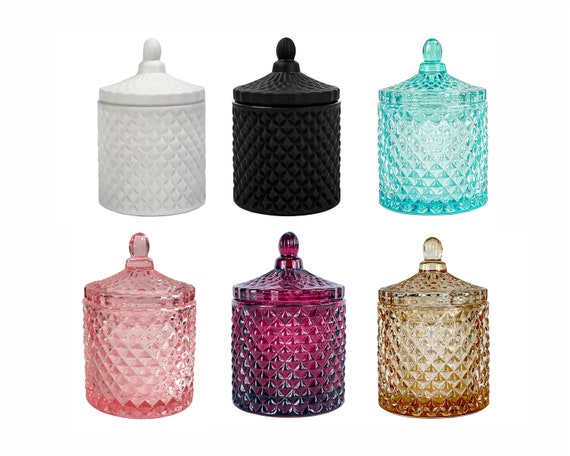 Tarros de vidrio con tapa para velas cosméticas, paquete de 6 — 8 oz al por  mayor para tu tienda - Faire España