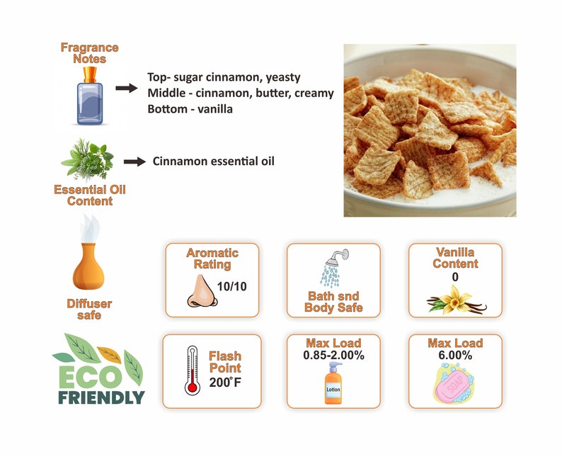 Cinnamon Toast Crunch type Ultra Premium Fragrance Oil Soap Etsy