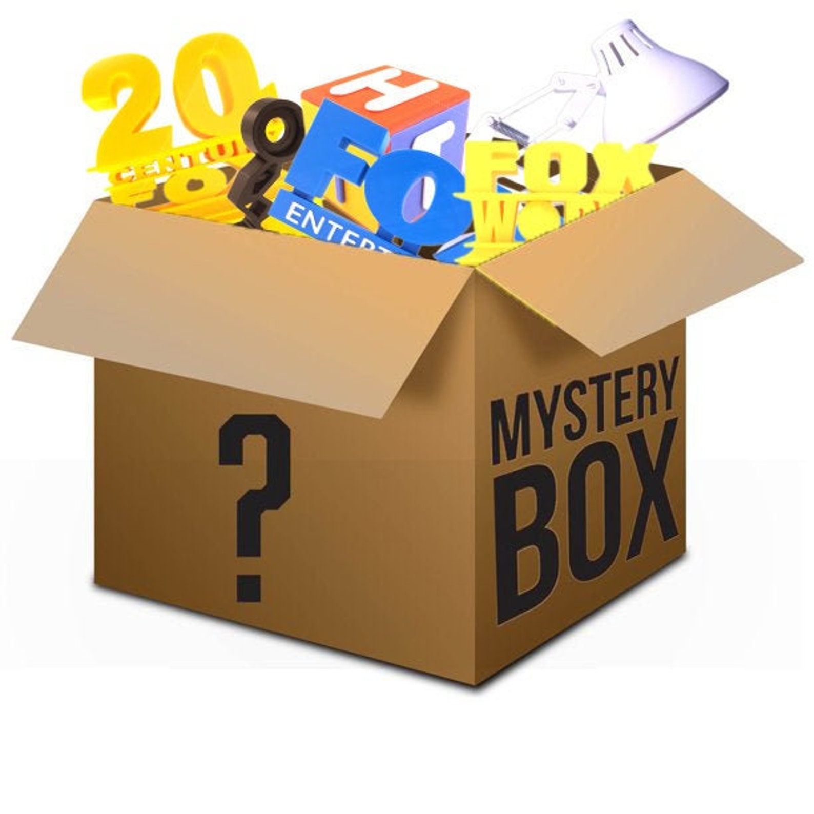 Mystery Box with Logos 20th Century Fox Warner Bros Walt Etsy