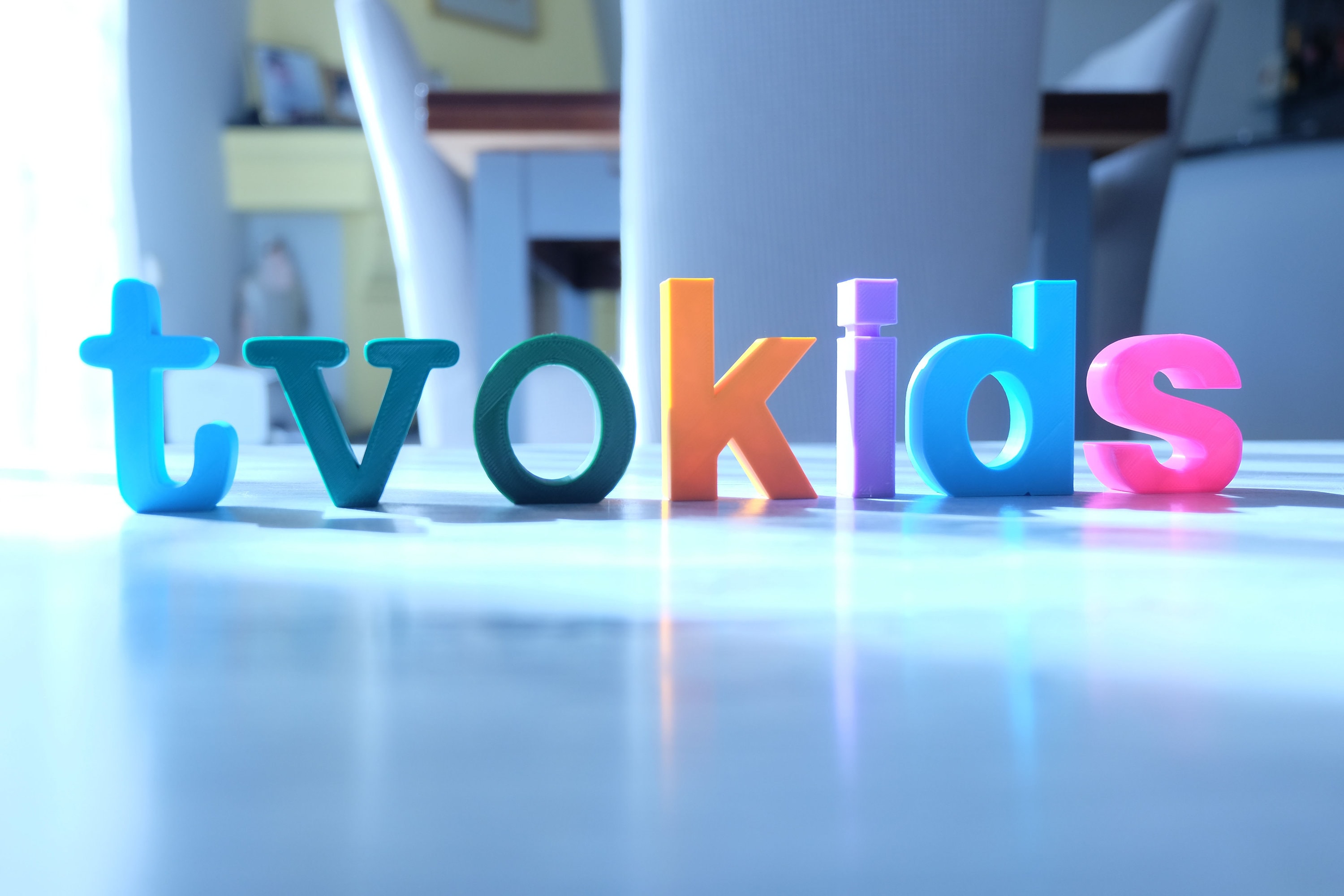images Fonts Tvokids Letters tvokids logo 3d printed letters kids tv toy gift movie logo twentieth disney warner bros walt disney pixar dreamworks paramount