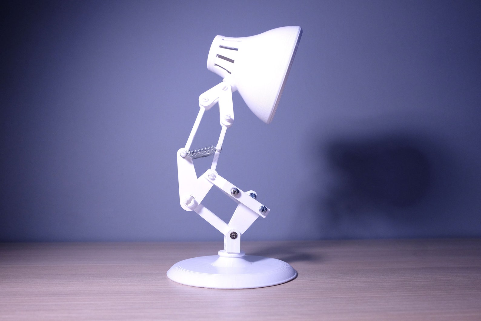 PIXAR Lamp Inspired Luxo Fan Art Pixar's Lamp Walt Disney Etsy