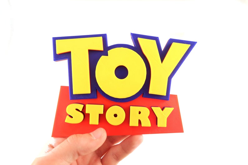 Toy Story Logo 3D Printed Kids Toy Stand Gift Movie Logo Etsy