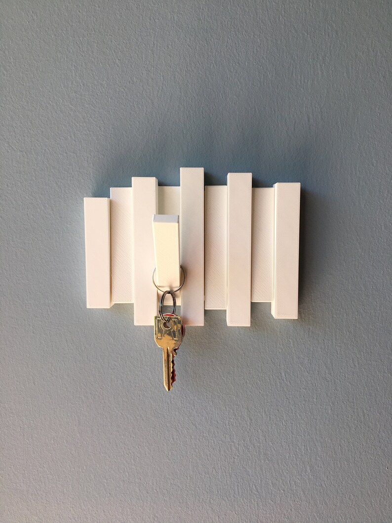 Minimal Key Wall Peg Hanger Quirky Wall Key Hook Holder Wall Etsy