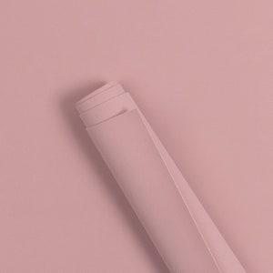 Suede Rollable Styling Mat for Wedding Flat Lay, Pink Roseate