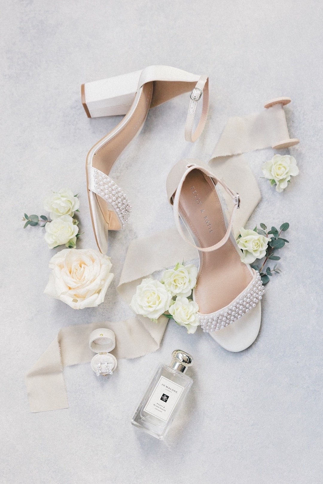 The Vintage Oval Ring Box, Engagement, Proposal, Linen