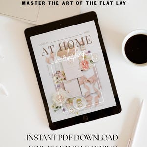 Wedding Flat Lay Workshop PDF, At-Home Styling Guide for Photographers, Wedding Detail Styling Course, Instant Download Tutorial