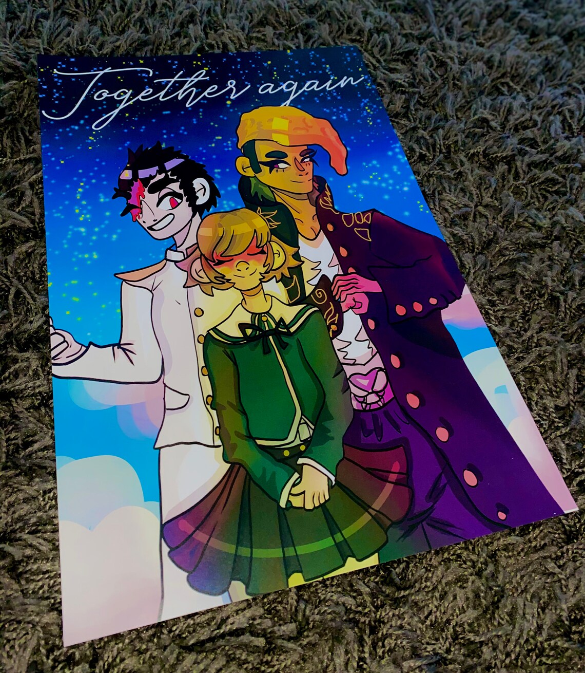 Danganronpa THH Trio 11x17 Art Print Poster Etsy