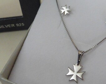MYSTIC JEWELS Collana Con Occhio Turco In Argento 925 Smaltato – Ciondolo Rotondo Portafortuna – Catena 40+5 Cm