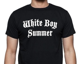 White Boy Summer Shirt for Men 4th of July Chet Hanks Etsy