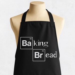 Delantal para hornear pan / Regalo divertido de chef / Delantal de cocina con humor científico / Regalo de cocina nerd / Regalo ingenioso de broma para hornear imagen 2