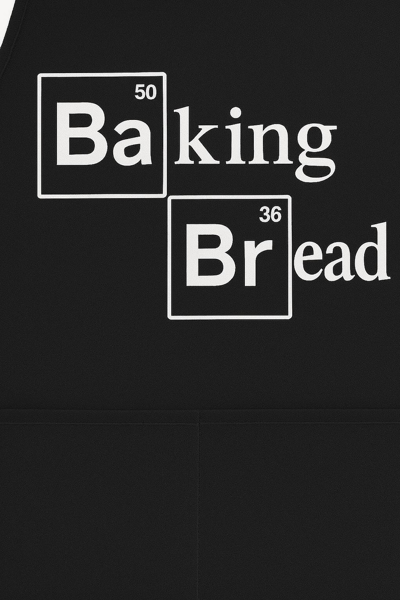 Delantal para hornear pan / Regalo divertido de chef / Delantal de cocina con humor científico / Regalo de cocina nerd / Regalo ingenioso de broma para hornear imagen 6