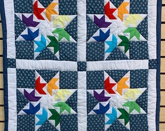 Patchwork Quilt "All You Need is Love"