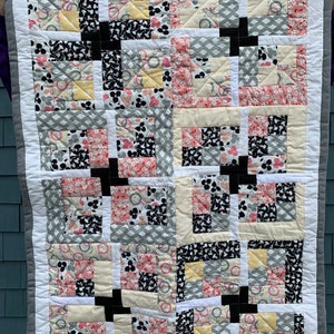 Patchwork Quilt &quot;Fifties Squared&quot;