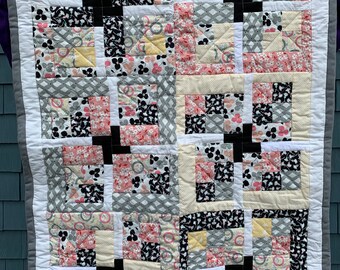 Patchwork Quilt "Fifties Squared"