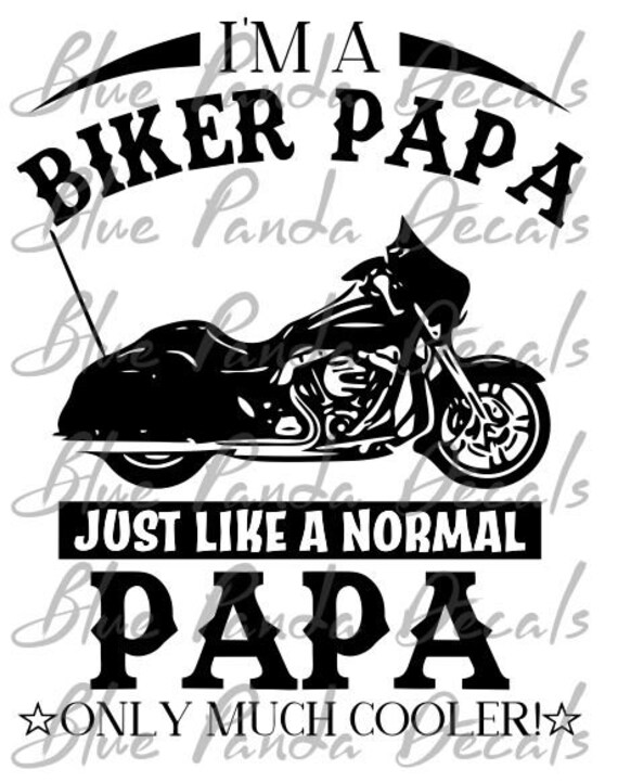 Download Biker Papa SVG Motorcycle Grandpa Clipart Biker Dad | Etsy