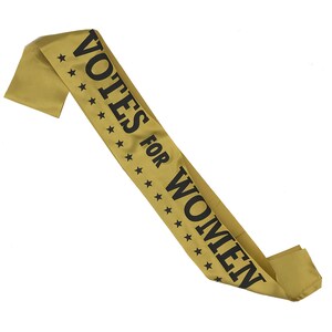 Suffragette Party Pack 4 Each Suffragist Sashes, Rosettes, VOTES FOR WOMEN Signs. Celebrate the 19th Amendment. Womens Rights. image 4