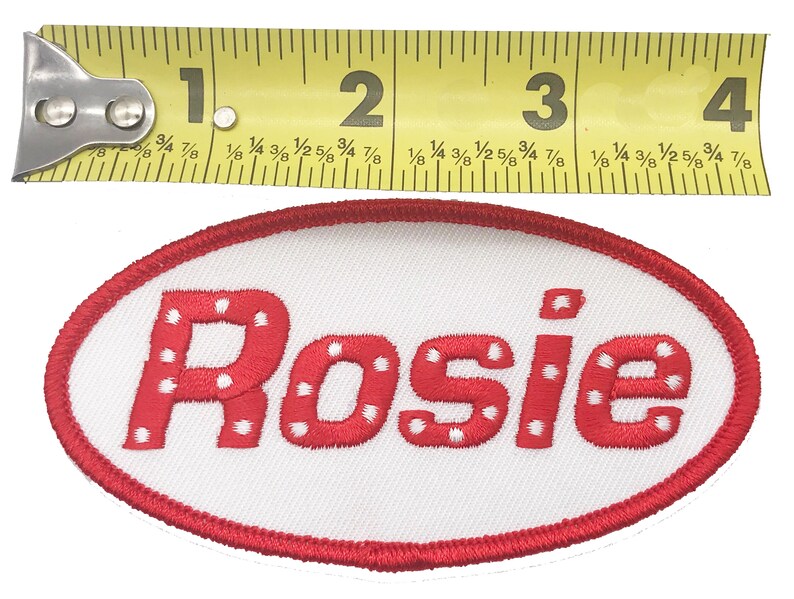 Rosie the Riveter Basic Costume Dress Up Kit Polka Dot Bandana, Name Patch, Lapel Pin, Hand Sign image 7