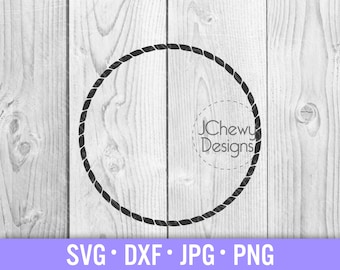 Cruise Rope Frame SVG - Monogram Frame svg - Circle Monogram svg - Cruise Monogram svg - Svg, Dxf, Png, Jpg