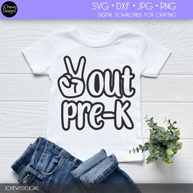 Peace Out Pre-K SVG Last Day of School svg Preschool svg ...