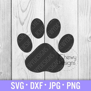 Pawprint SVG - Pet Pawprint svg - Paw Print svg - Pet svg - Svg, Dxf, Png, Jpg
