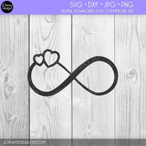 Infinity Loop Hearts Svg Infinity Loop Svg Endless Love Etsy