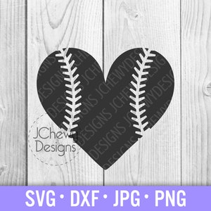 Baseball Heart SVG Heart Svg Baseball Svg Heart Baseball Svg Svg, Dxf ...