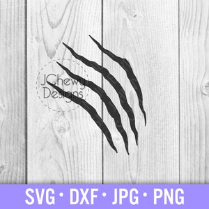 Claw Marks SVG - Scratches svg - Dinosaur svg - Cheetah svg - Svg, Dxf, Png, Jpg