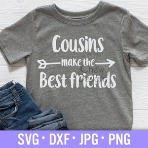 Neven en nichten maken de beste vrienden SVG - Neven svg - Neef Shirt svg - Neef Stam svg - Svg, Dxf, Png, Jpg