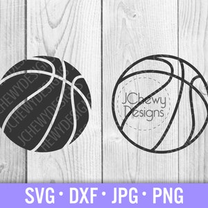 Basketball SVG - Basketball Outline svg - Sports svg - Fichier coupe basketball svg - Svg, Dxf, Png, Jpg