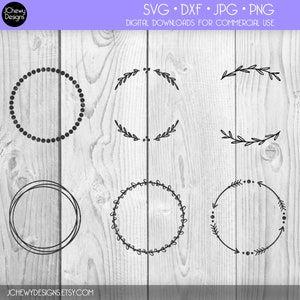 Monogram Frame SVG bundel - Monogram Frame svg - Monogram svg - Monogram Bundel svg - Svg, Dxf, Png, Jpg